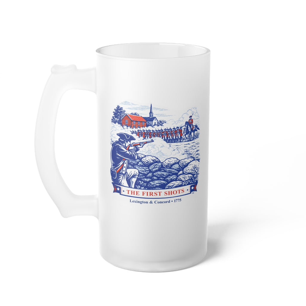 The First Shots!  Frosted Glass Beer Stein
