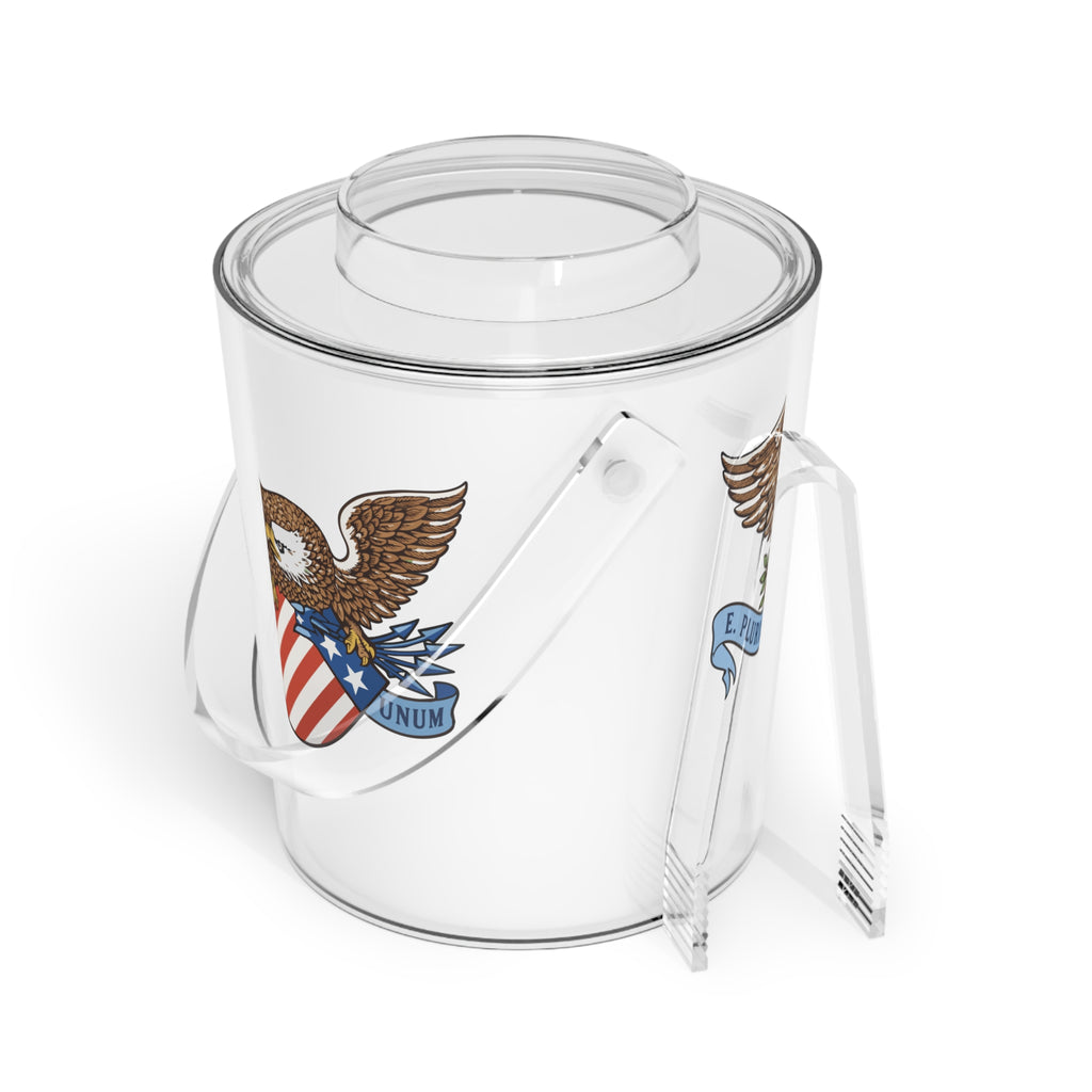 America's 250th Patriotic Eagle - Ice Bucket & Tongs