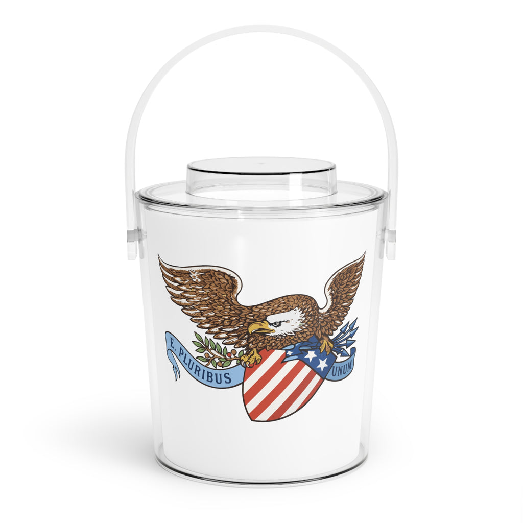 America's 250th Patriotic Eagle - Ice Bucket & Tongs
