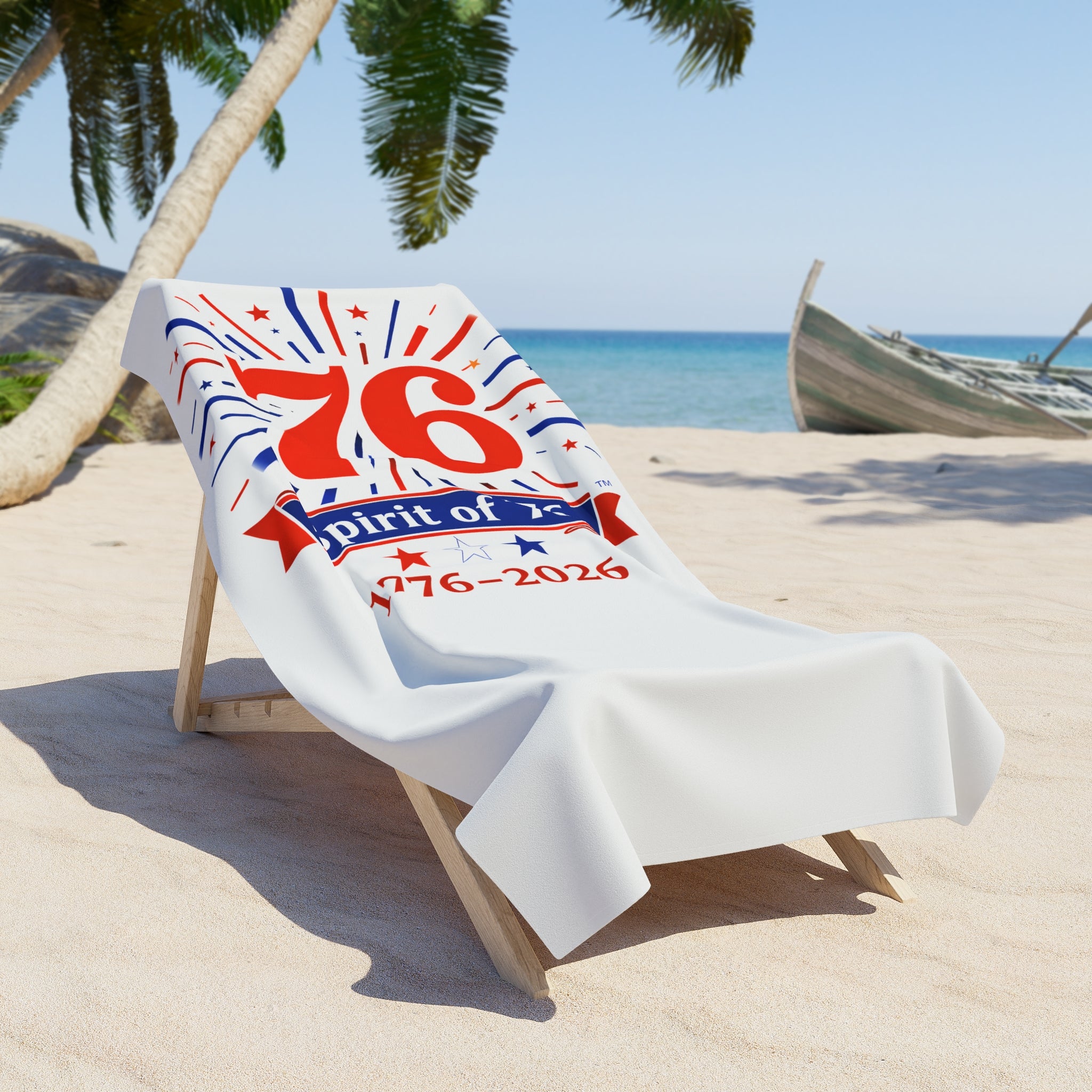 The Spirit of '76 Beach Towel