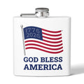 God Bless America & The 250 Flag Steel Flask