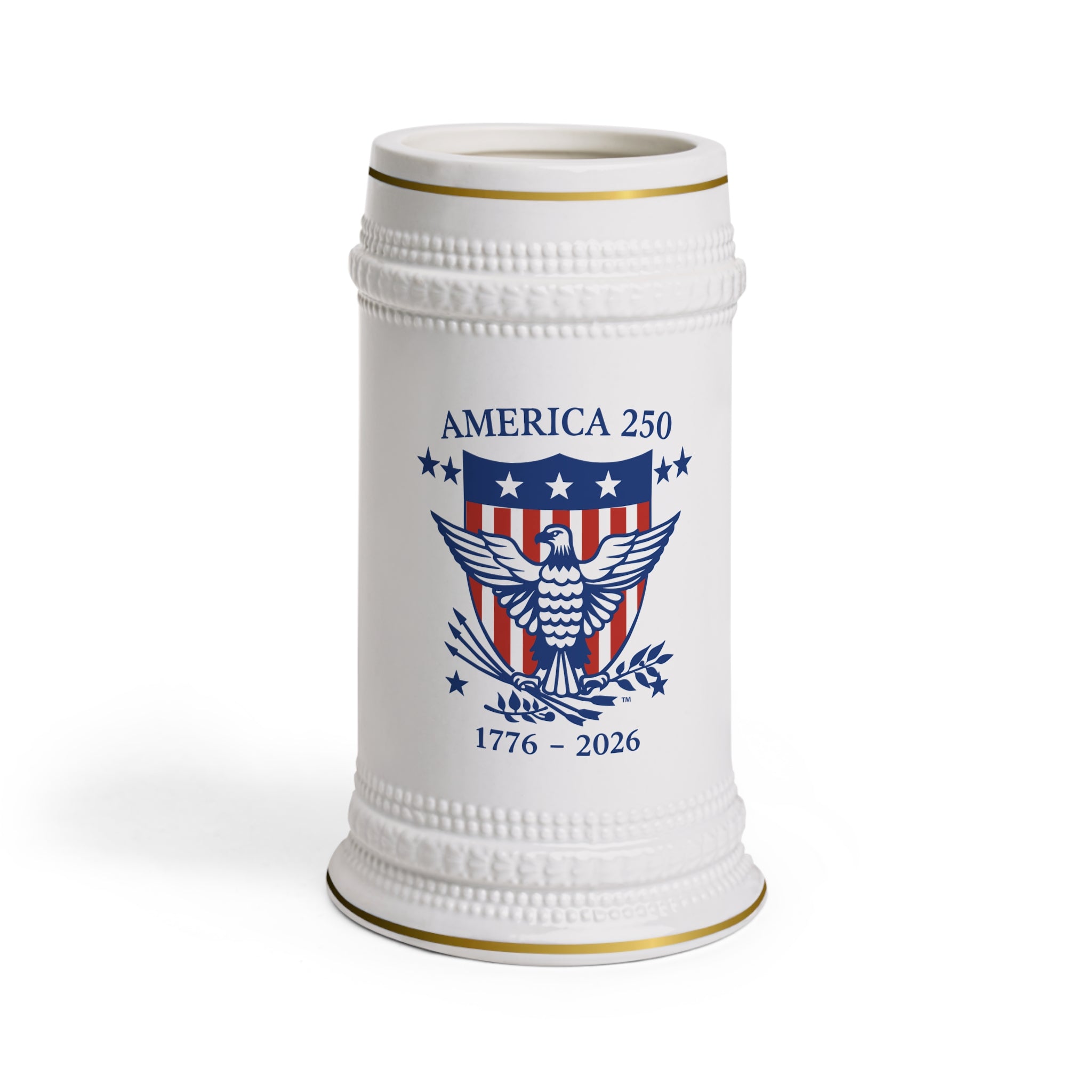 America's 250th Patriotic Eagle Ceramic Beer Stein