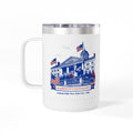 Washington's Inauguration Coffee Mug Tumbler, 15oz clear