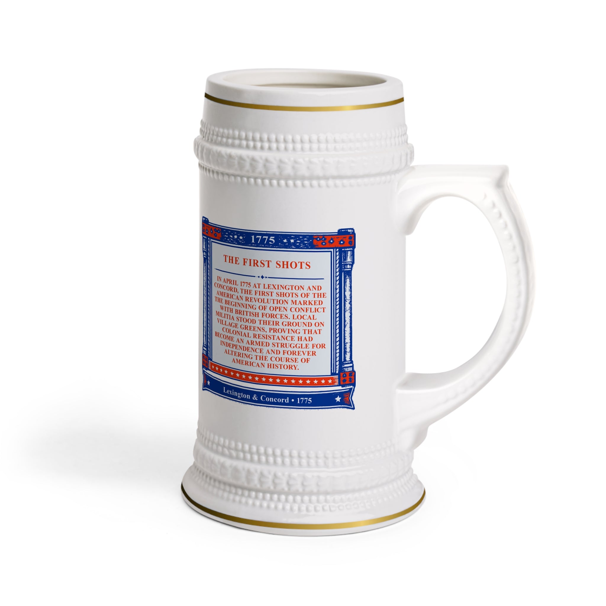 The First Shot Beer Stein Mug