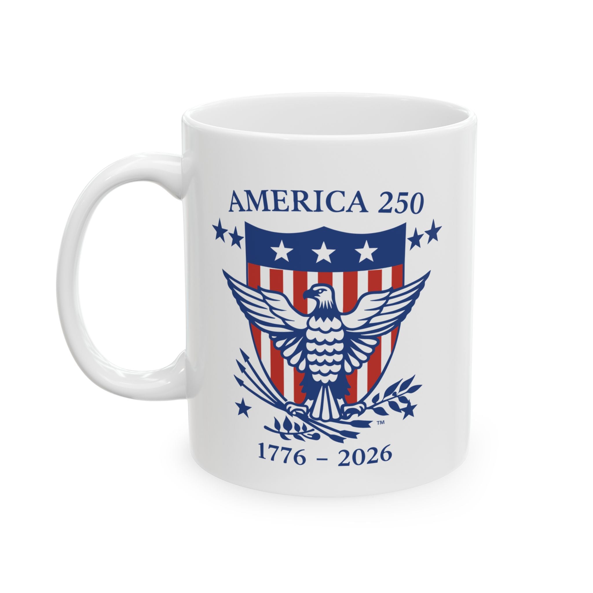 America's 250th Patriotic Eagle Coffee Mug