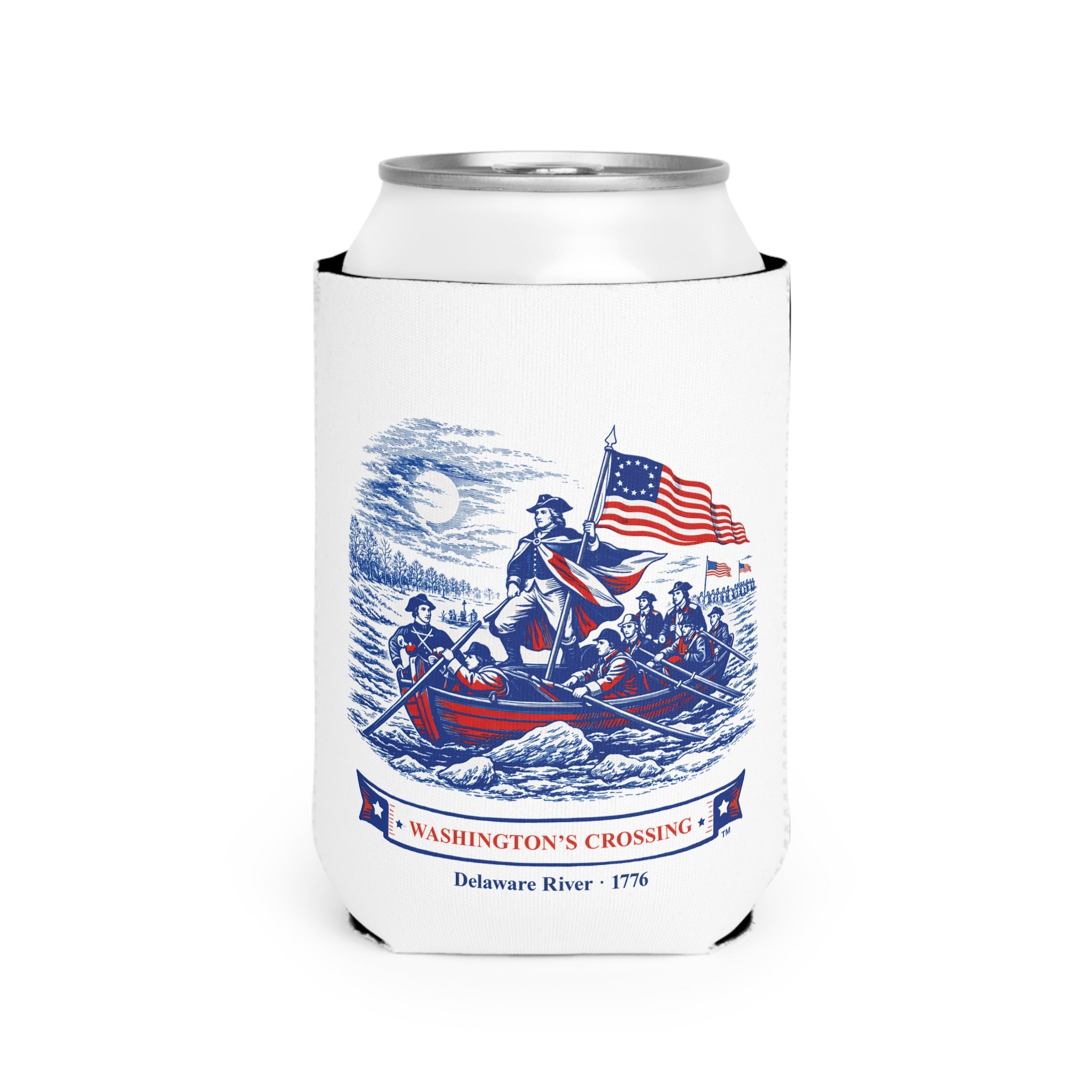 America's 250th Can Cooler Sleeve – Washington's Crossing