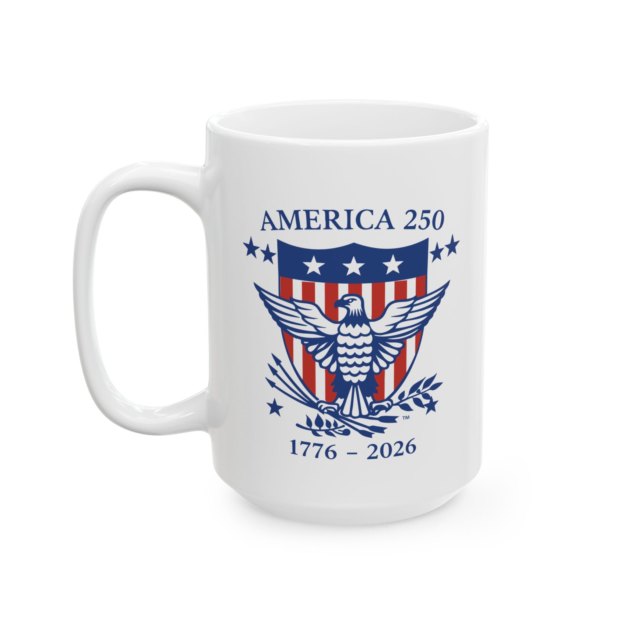 America's 250th Patriotic Eagle Coffee Mug