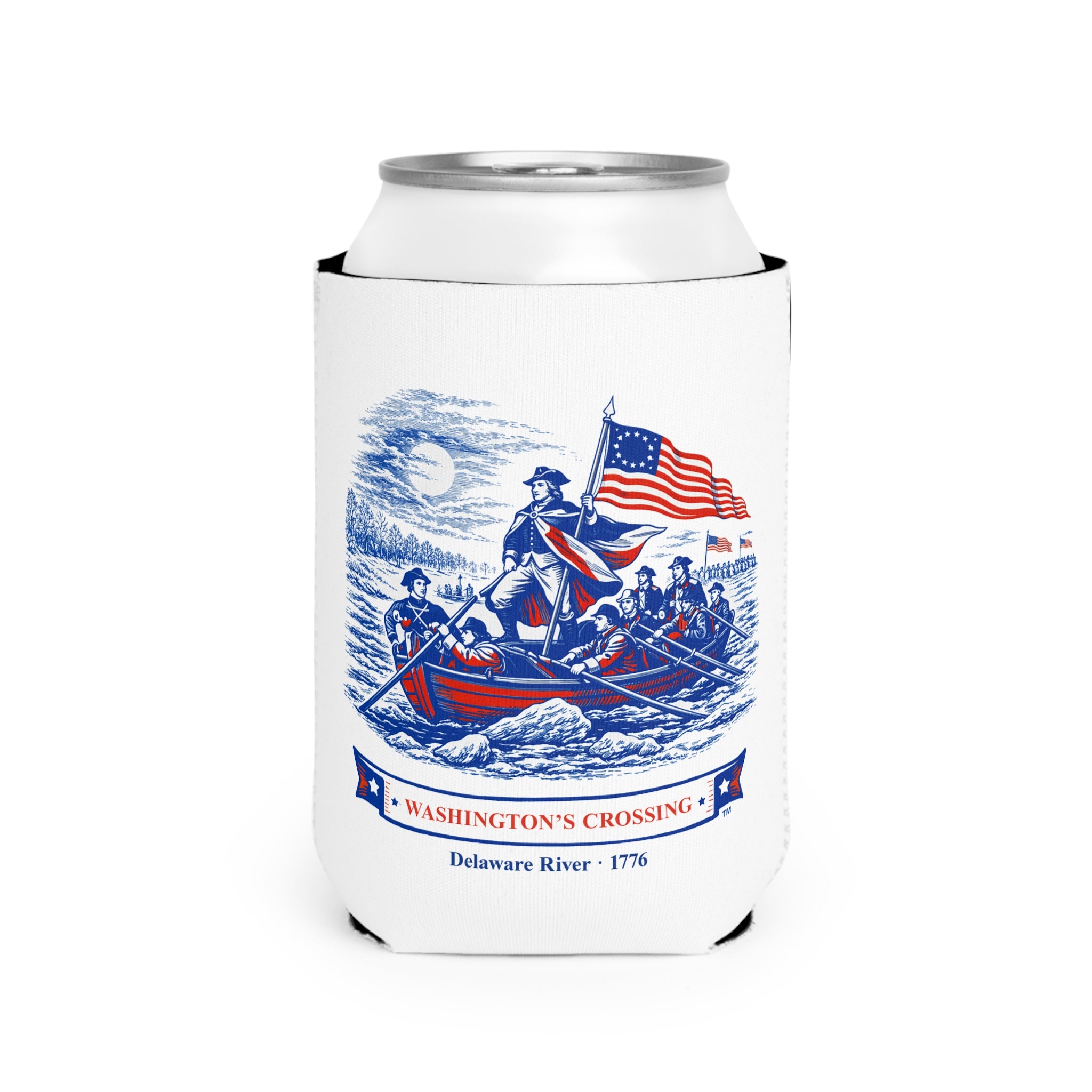 Washington's Crossing Can Cooler Sleeve
